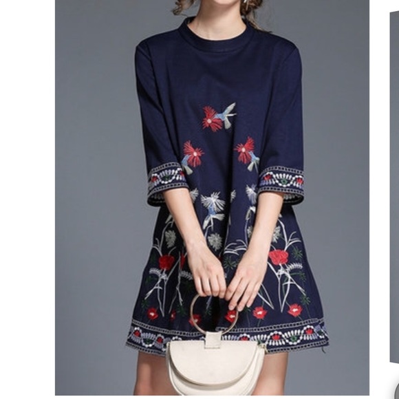 Stylewe Dresses & Skirts - 🍎🖐🏼embroidery dress/NWOT